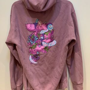 Primitive x Rick & Morty Light Purple Hoodie